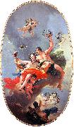 Giovanni Battista Tiepolo The Triumph of Zephyr and Flora oil painting on canvas